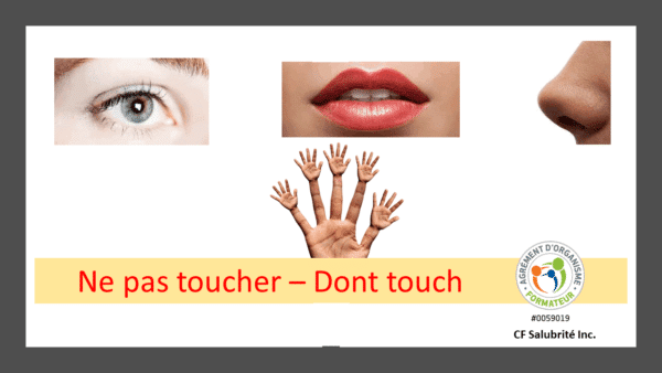 Ne pas toucher - Don't touch