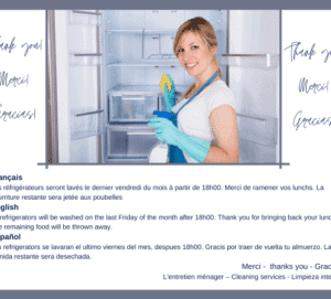 Nettoyage des réfrigérateurs - Cleaning refrigerators - Limpieza de refrigeradores2