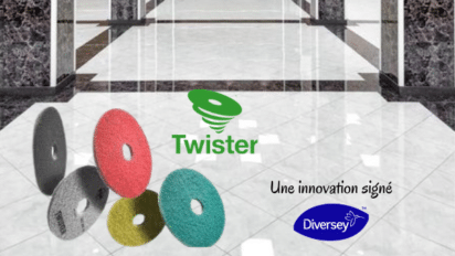 Les tampons twister, une innovation signé Diversey