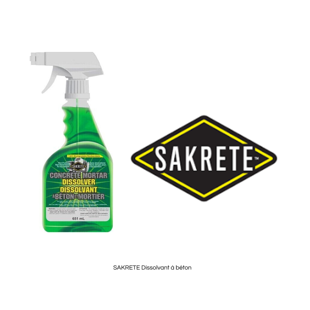 Dissolvant À Béton et Crépis Sakrete