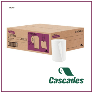 H040 Papiers essuie-mains en rouleaux 425' blanc Cascades PRO Select®